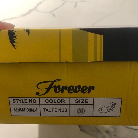 Forever sandals in sand color from Nordstrom - Picture 9 of 9